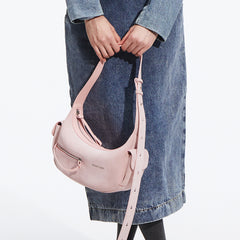 Liqueur Crescent Bag-Suede