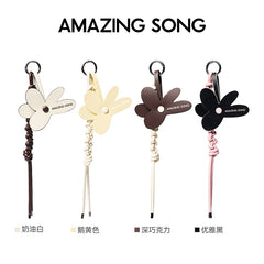 Knot-tied Flower Pendant