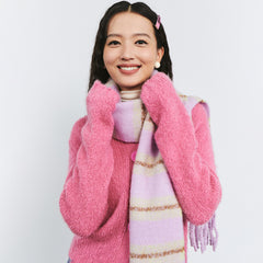 Woolen Candy Stripe Scarf