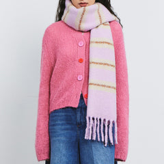 Woolen Candy Stripe Scarf