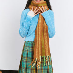 Woolen Candy Stripe Scarf