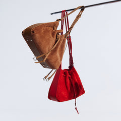 Donut Drawstring Bucket Bag