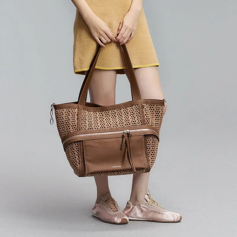 Cheese Roll Tote Bag - Woven Family AMAZING SONG