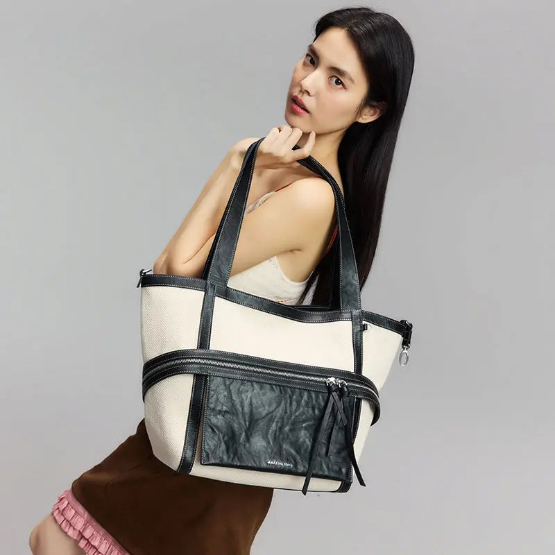 Cheese Roll Tote Bag - Woven Family AMAZING SONG