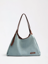 Berry Denim Tote
