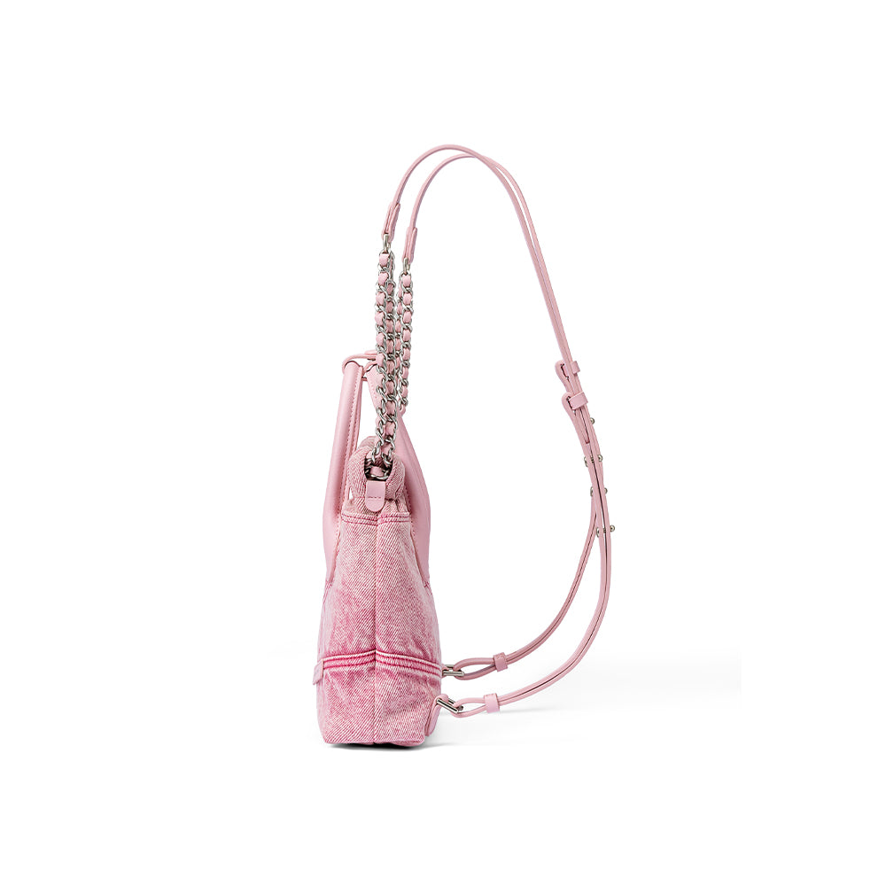 Denim Hobo Backpack - Mini