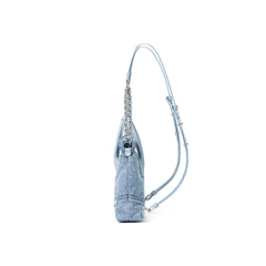 Denim Hobo Backpack - Mini