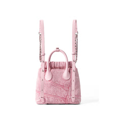 Denim Hobo Backpack - Small