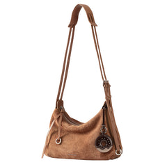 Donut Hobo Bag - Suede