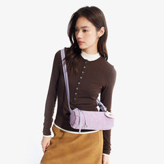 Donut Pen Holder Bag - Suede