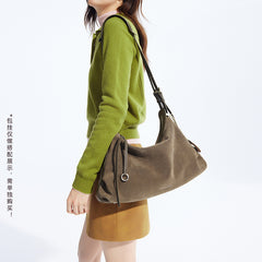 Donut Hobo Bag - Suede