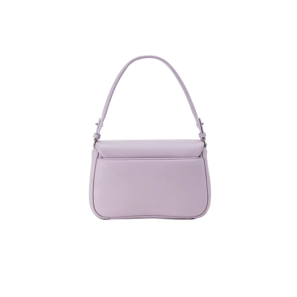 Light purple shoulder bag with single strap on white background, Amazing Song store