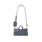 Amazing Song dark gray handbag with shoulder strap and matching card holder