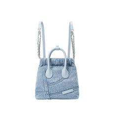 Denim Hobo Backpack - Mini