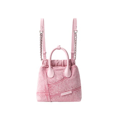 Denim Hobo Backpack - Small