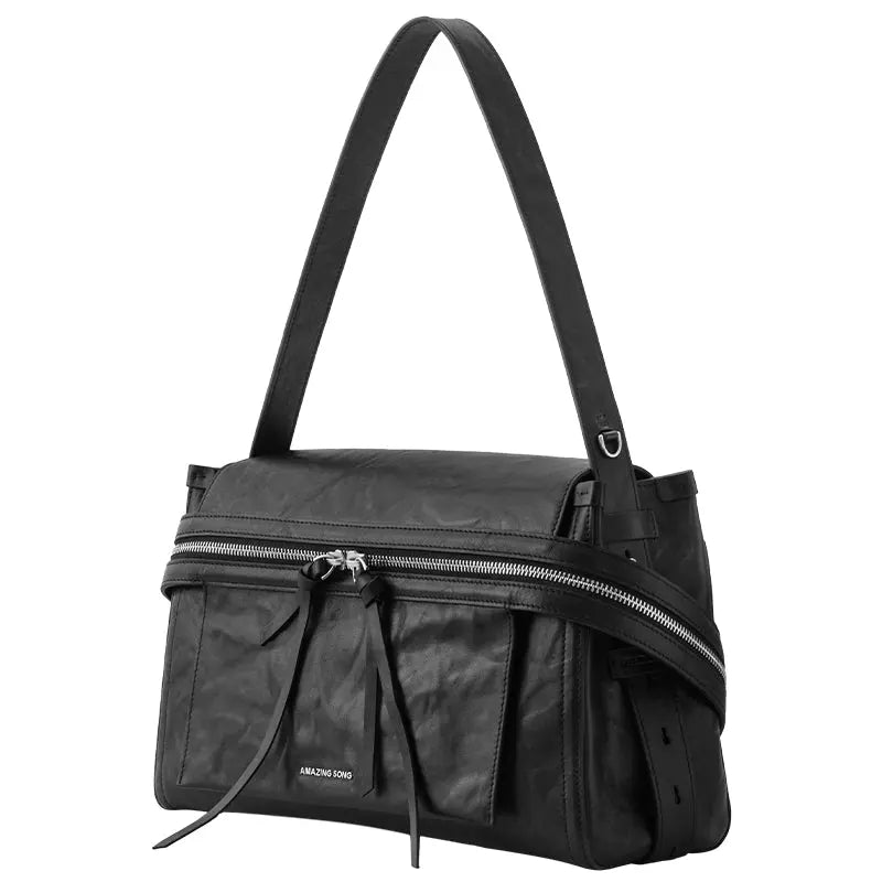 Cheese Roll Briefcase - Large - Gilded Black