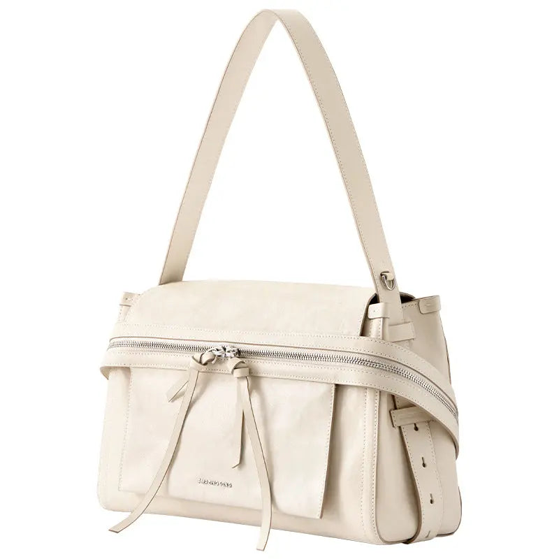 Cheese Roll Briefcase - Large - Shell White