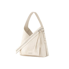 Cheese Roll Shoulder Bag - Shell White