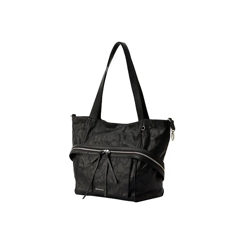 Cheese Roll Tote Bag - Gilded Black