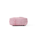 Pink fabric bag bottom view on white background, Amazing Song official website product