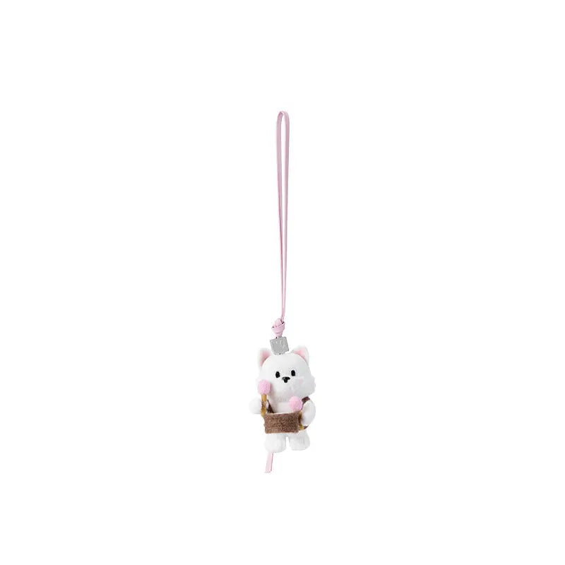 DOGGIEGO Wool Felt Pendant - Hug Pink (Tang Tang)
