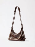 Genuine leather donut handbag gift for girlfriend