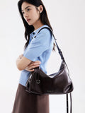 Donut bag purse for women in genuine leather - Elegant Black