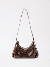 Small donut hobo bag in genuine leather - cute donut shaped leather bag purse