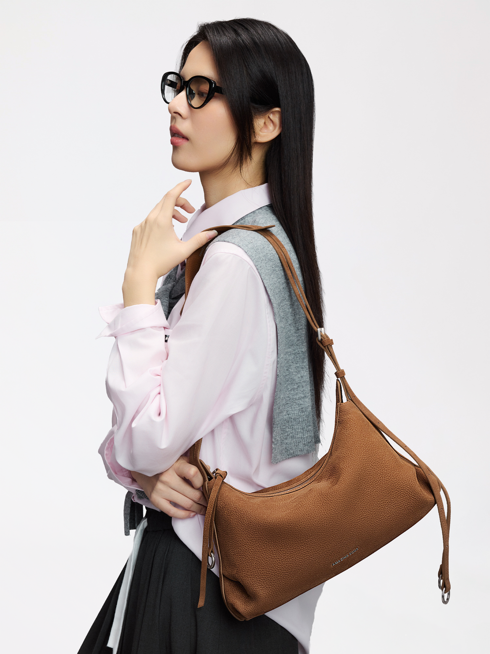 Donut Hobo Bag Top -Grain Cowhide – Small AMAZING SONG