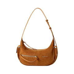 Liqueur Crescent Bag-Suede