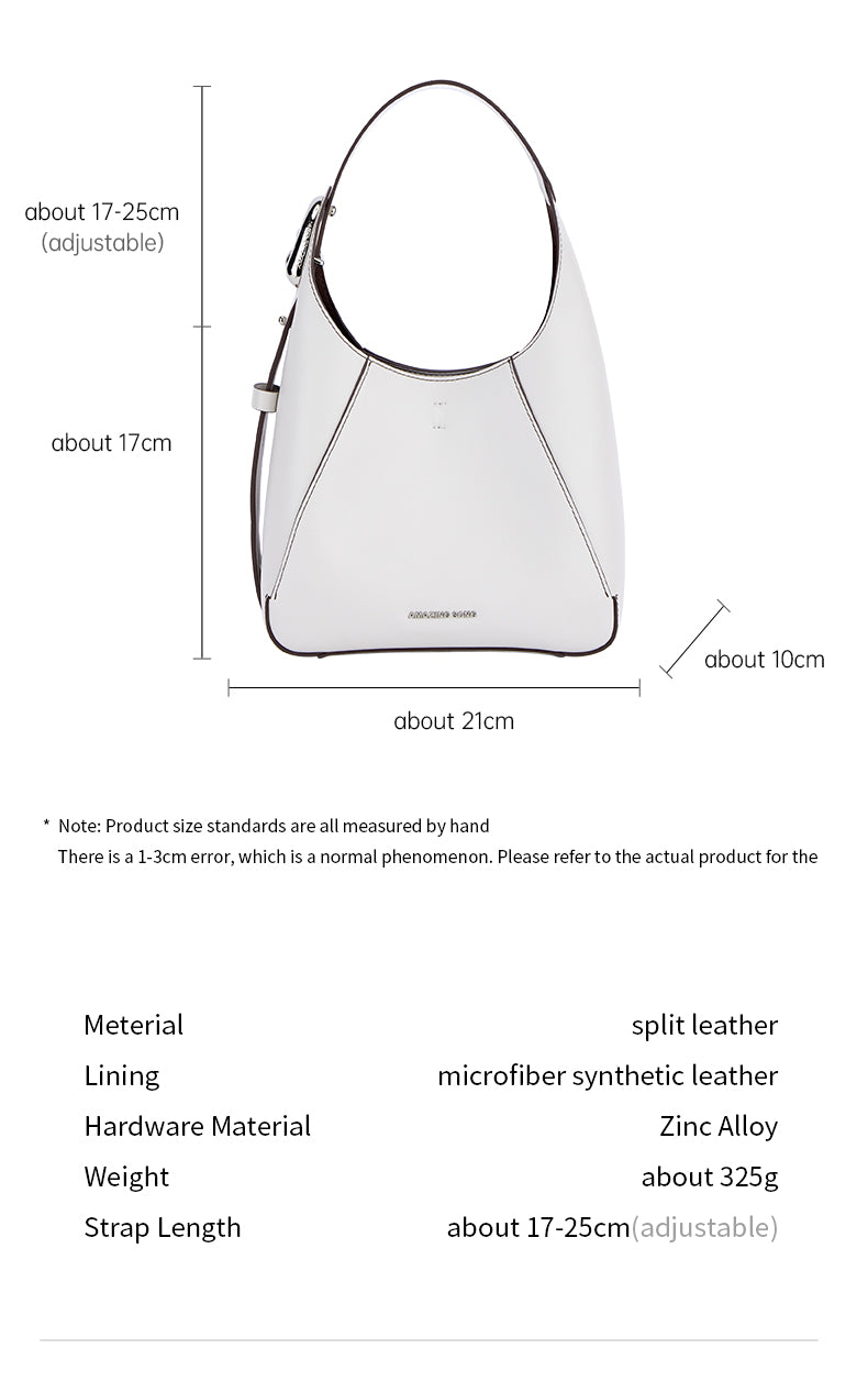 Flat Bucket Bag - Small