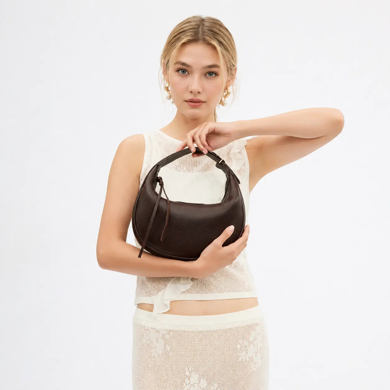 Half Moon Bag - Small - Top-Grain Leather