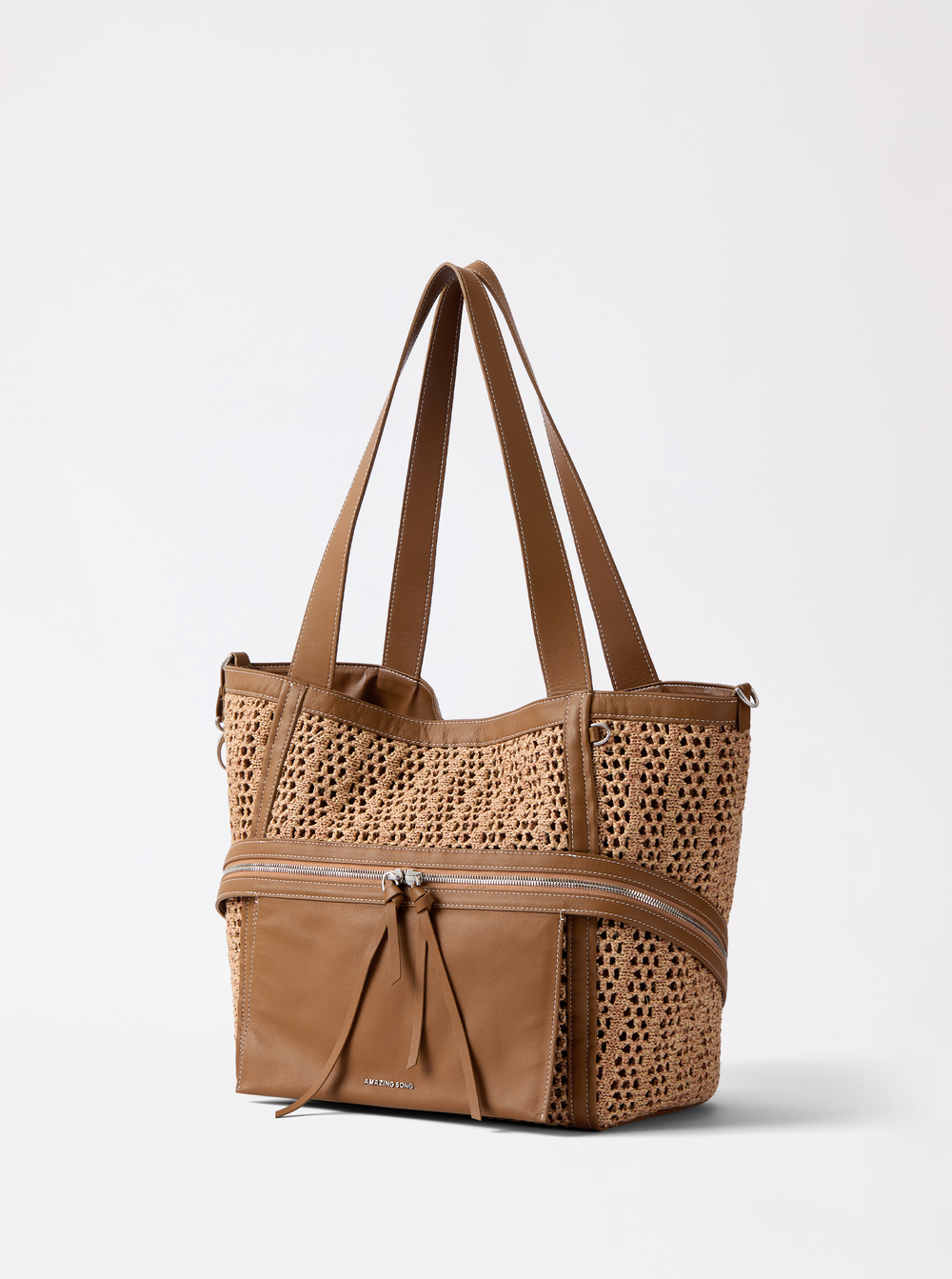 Cheese Roll Tote Bag - Woven Family AMAZING SONG