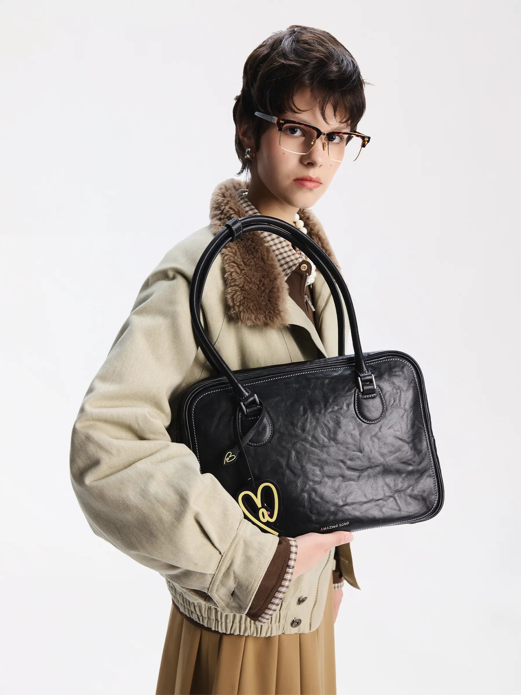 Toast Bag Top Grain Leather - Large AMAZING SONG