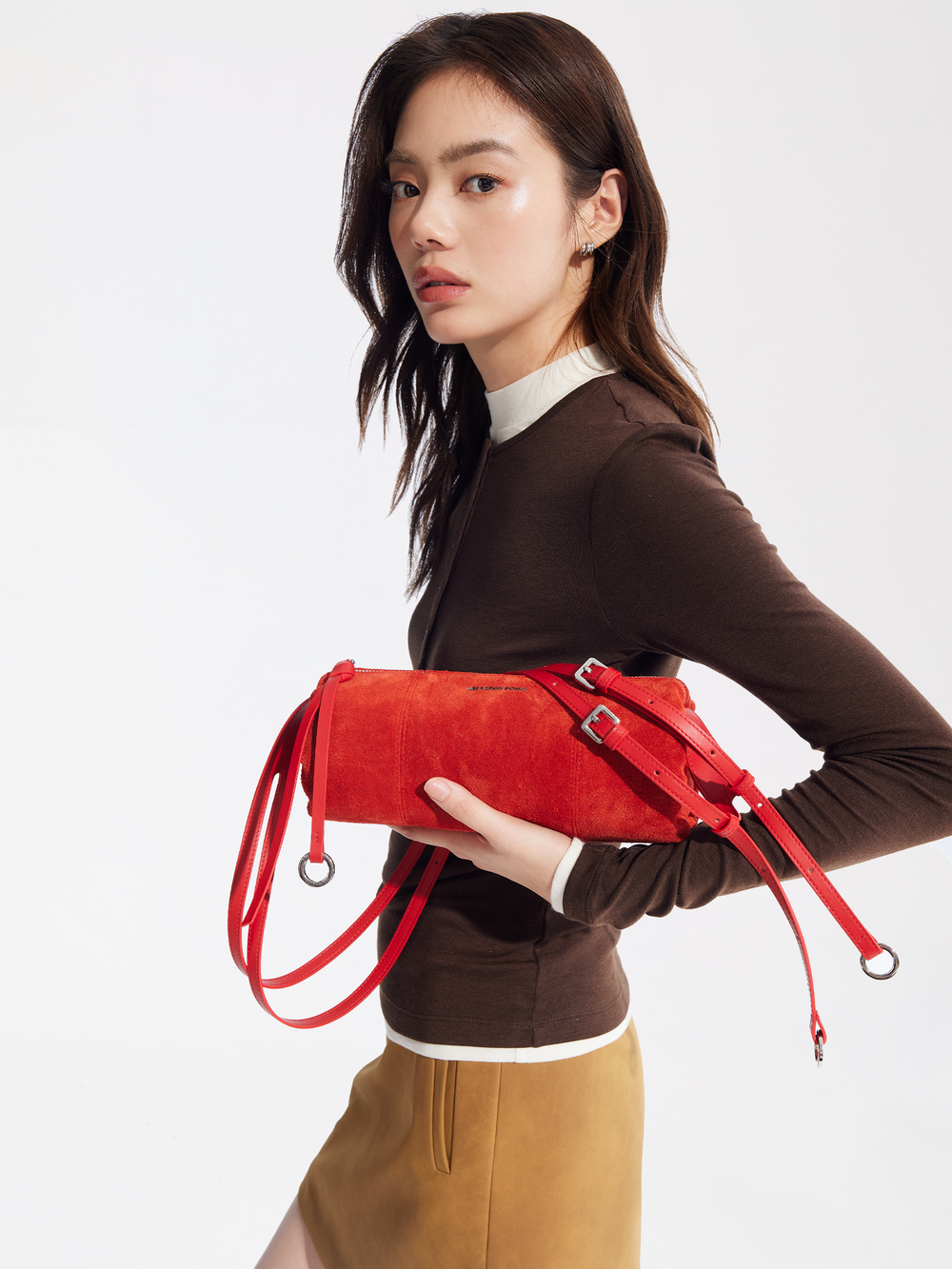 Donut Pen Holder Bag - Suede AMAZING SONG