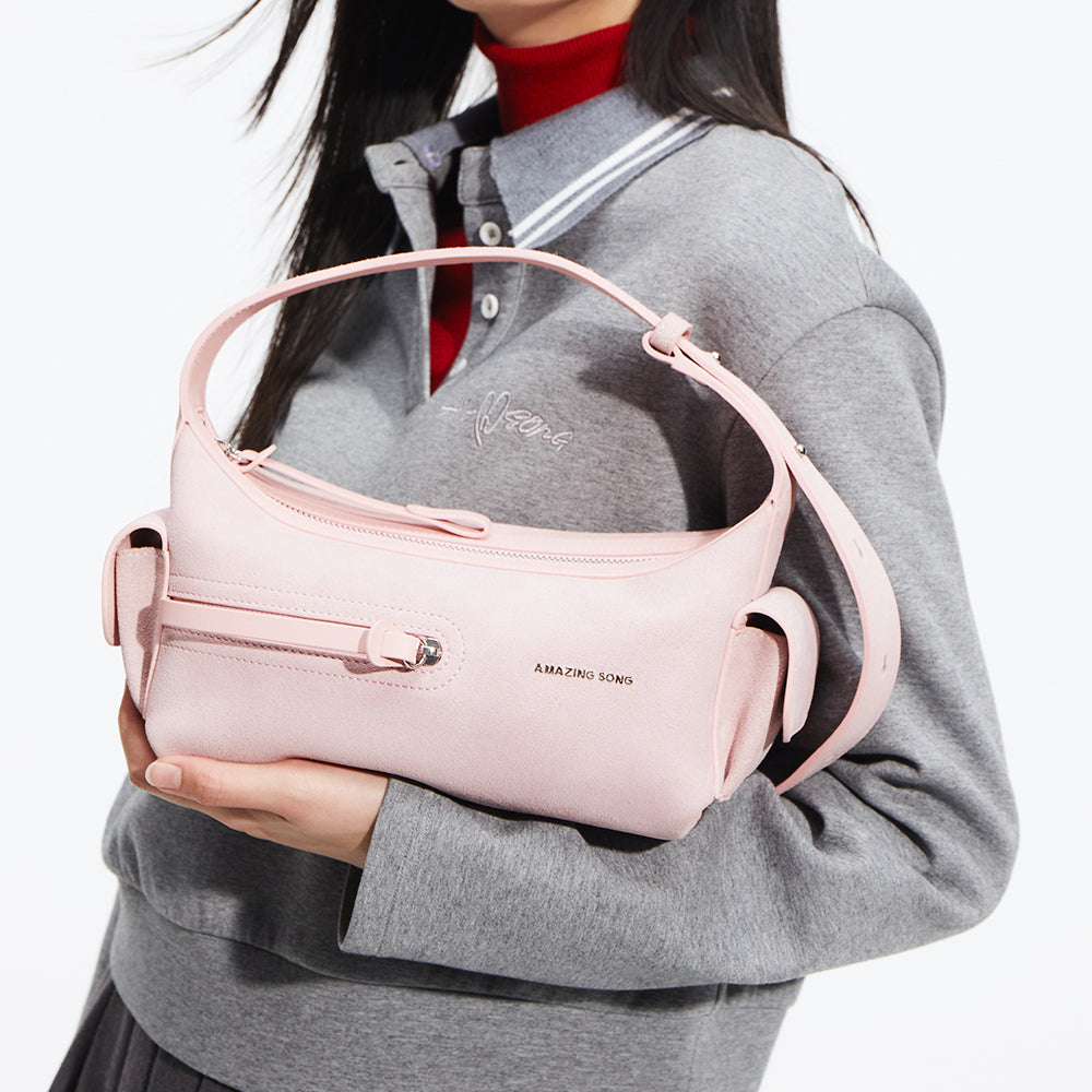Liqueur Lunch Box Bag - Suede