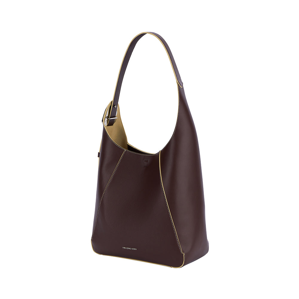Flat Bucket Bag - Large