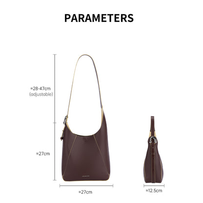 Flat Bucket Bag - Large