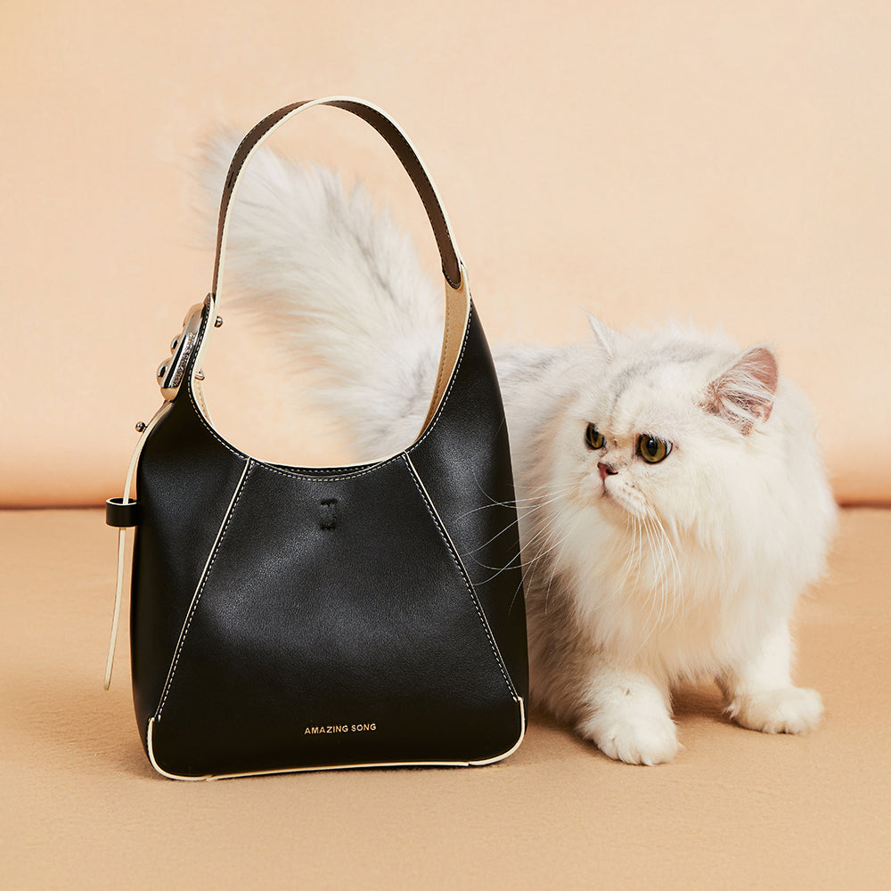 Flat Bucket Bag - Small