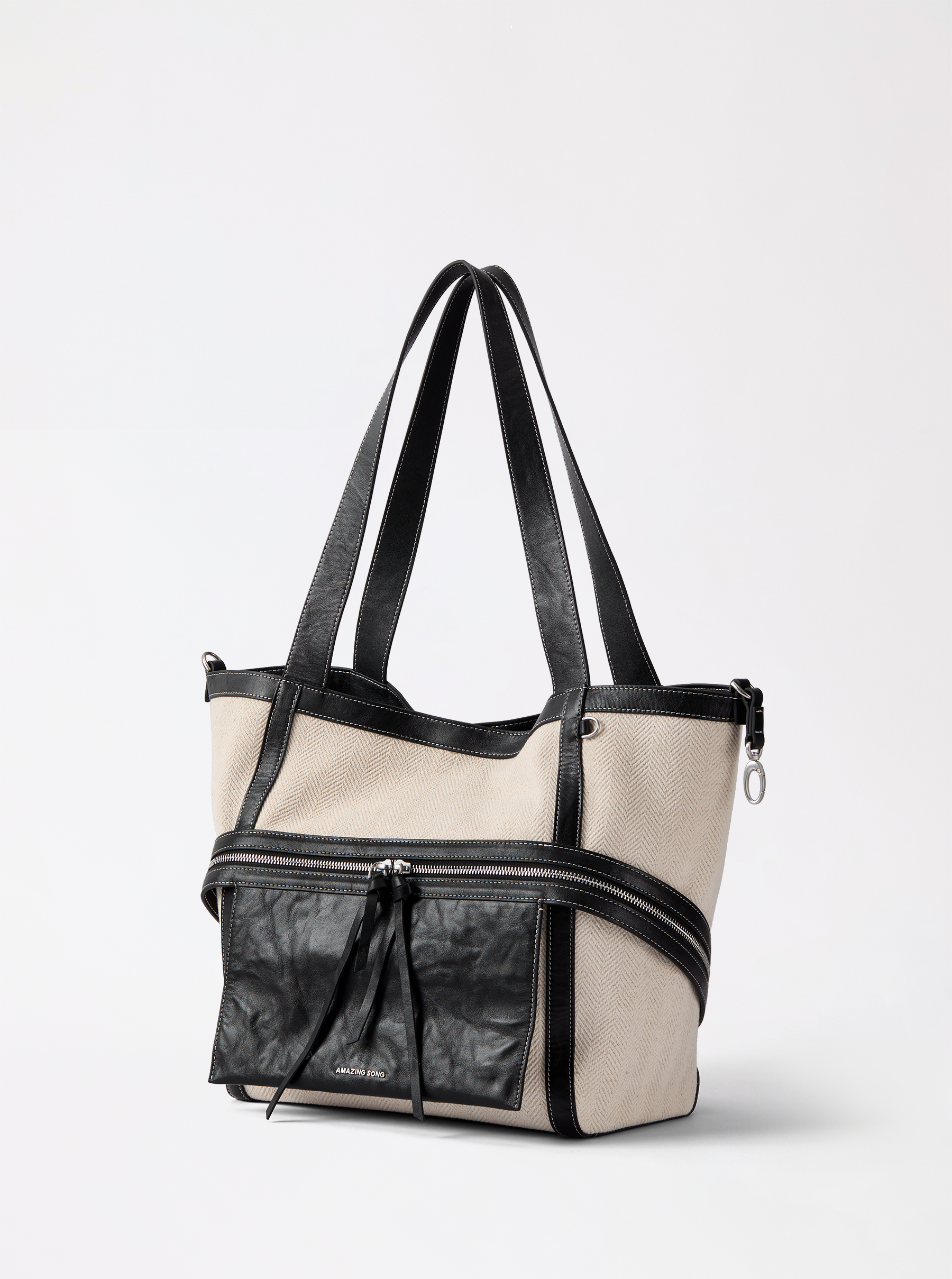 Cheese Roll Tote Bag - Woven Family AMAZING SONG