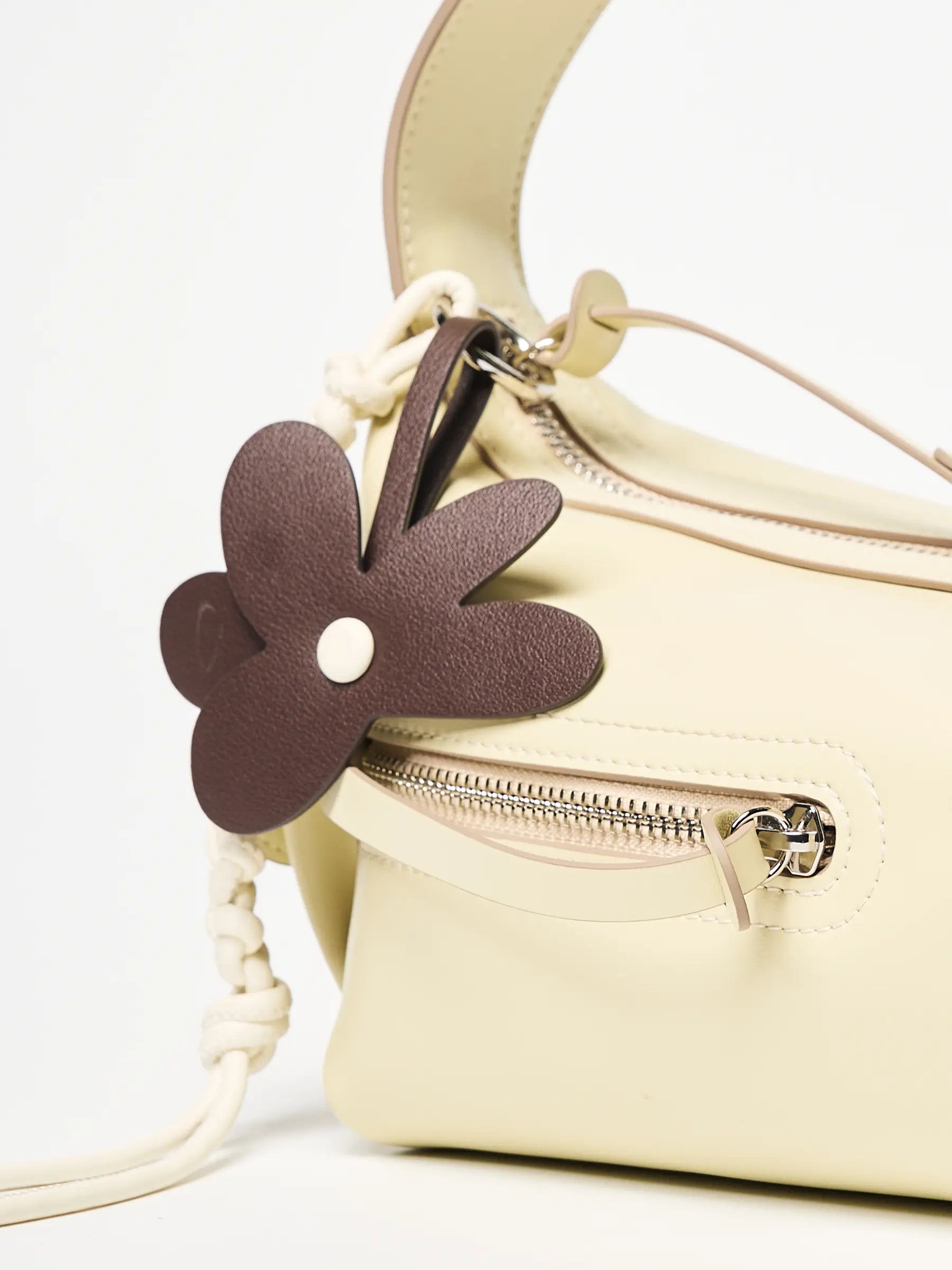 Knot-tied Flower Charm