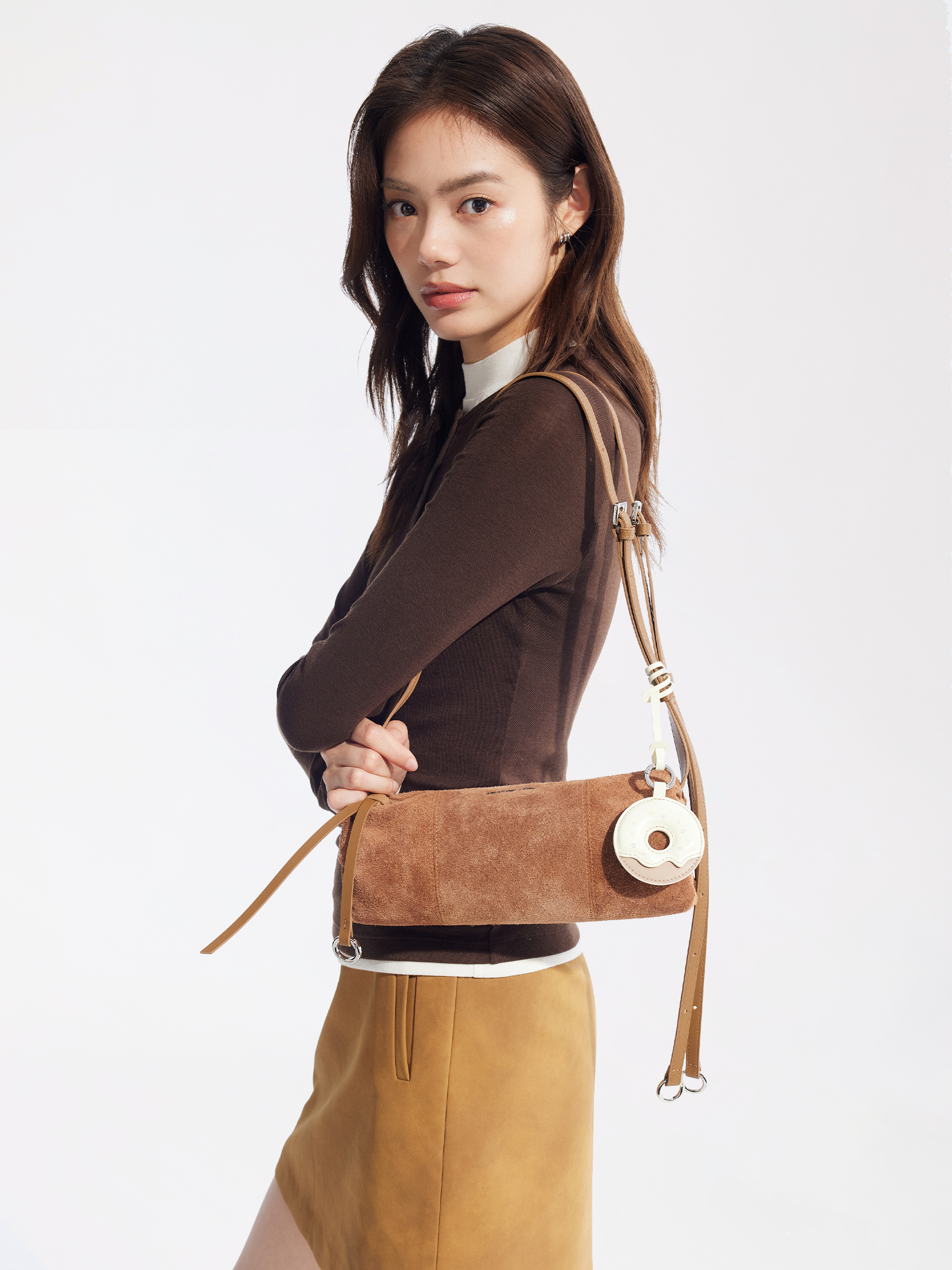Donut Pen Holder Bag - Suede AMAZING SONG