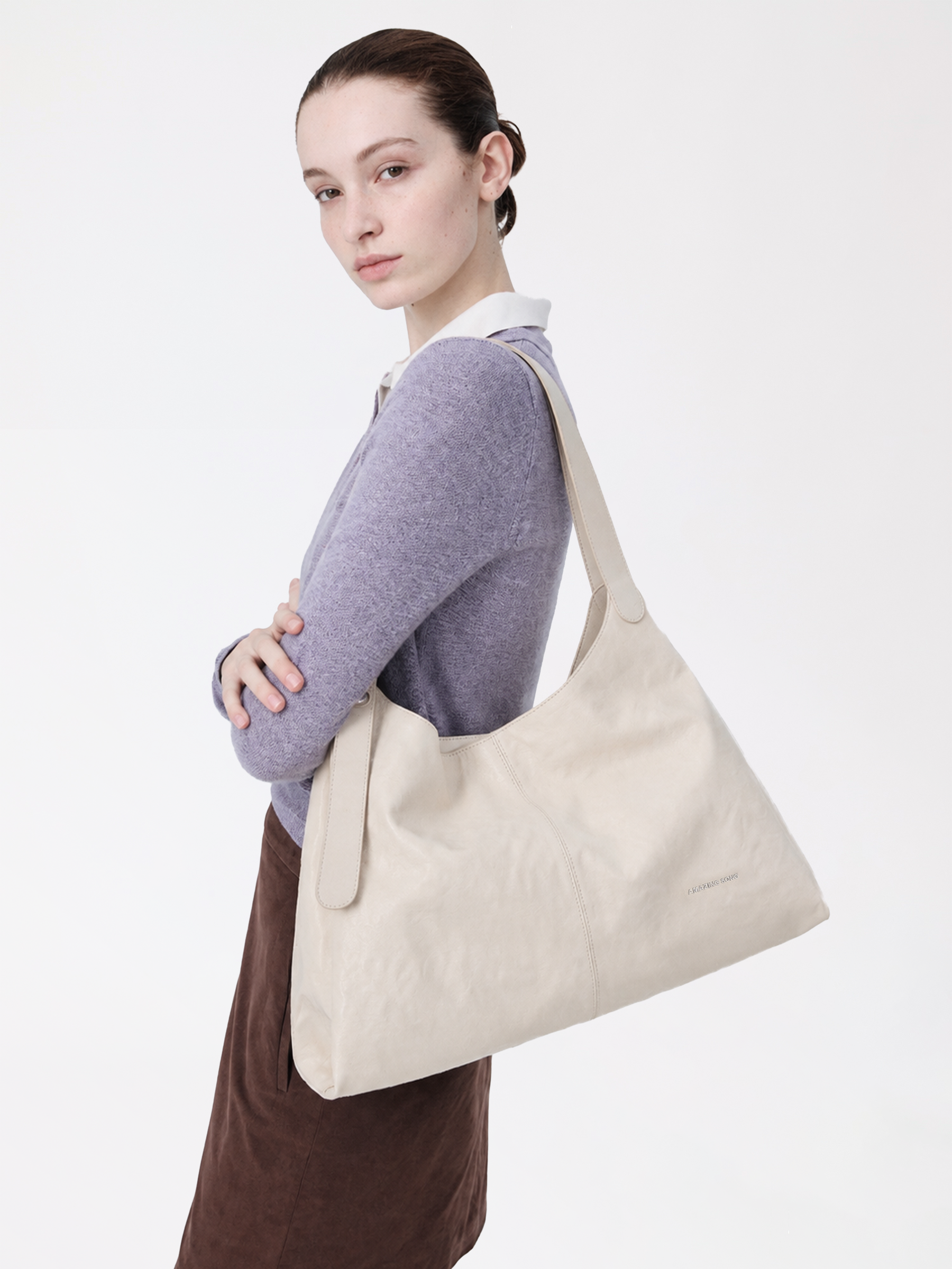 Berry Tote Bag - Top Grain Leather AMAZING SONG