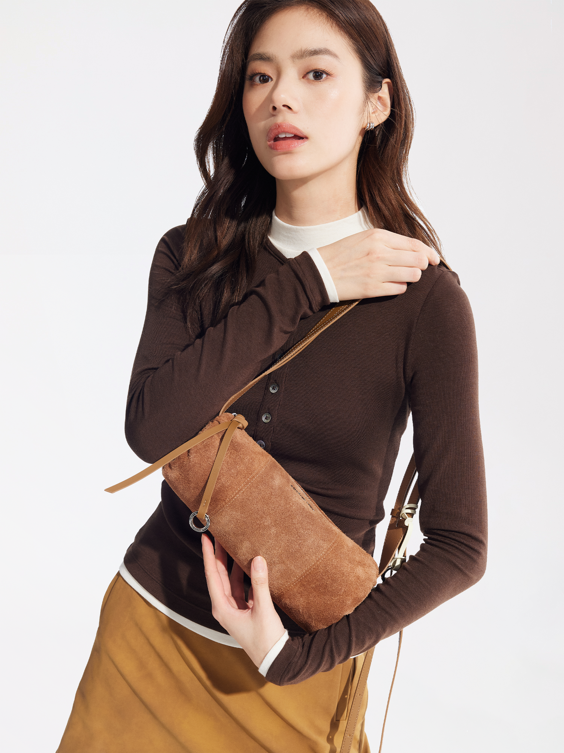 Donut Pen Holder Bag - Suede AMAZING SONG