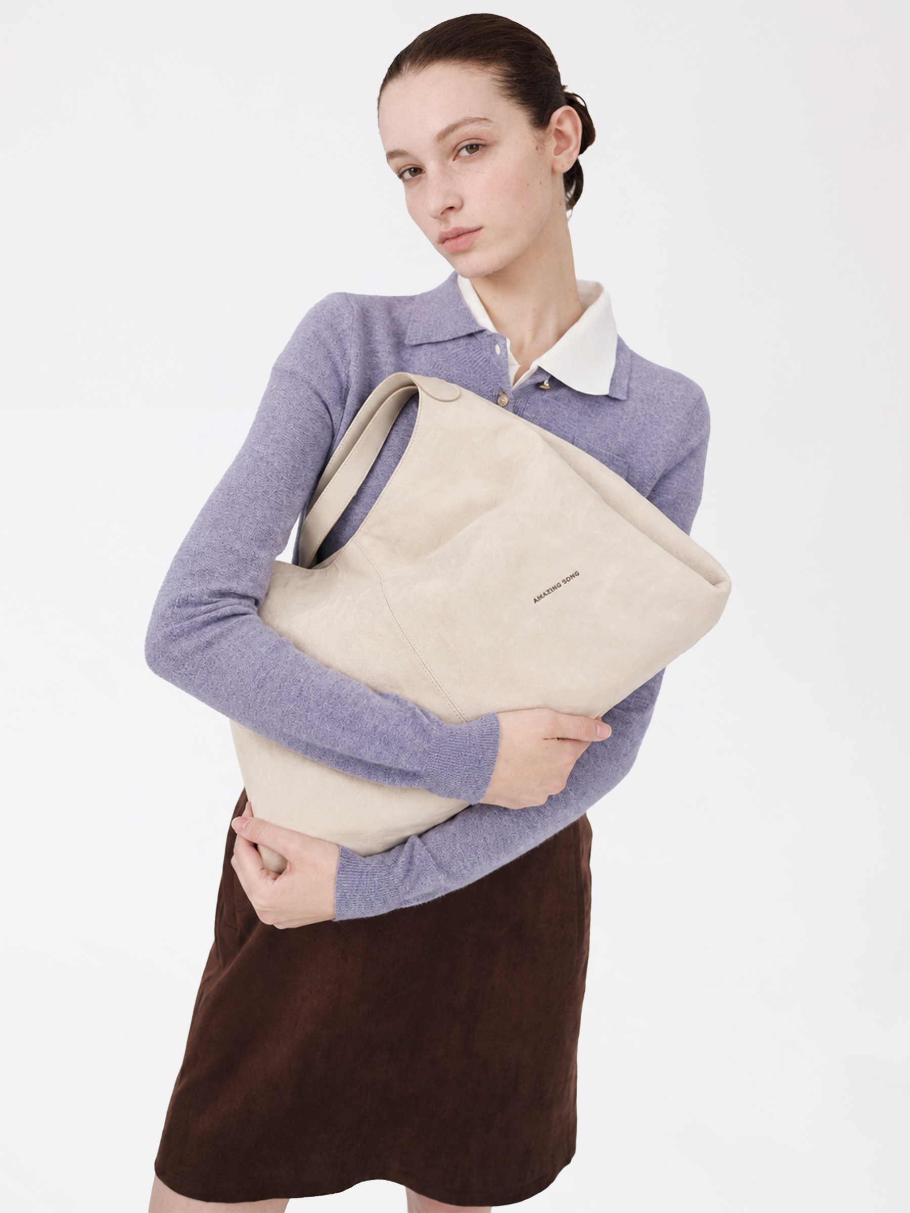 Berry Tote Bag - Top Grain Leather AMAZING SONG