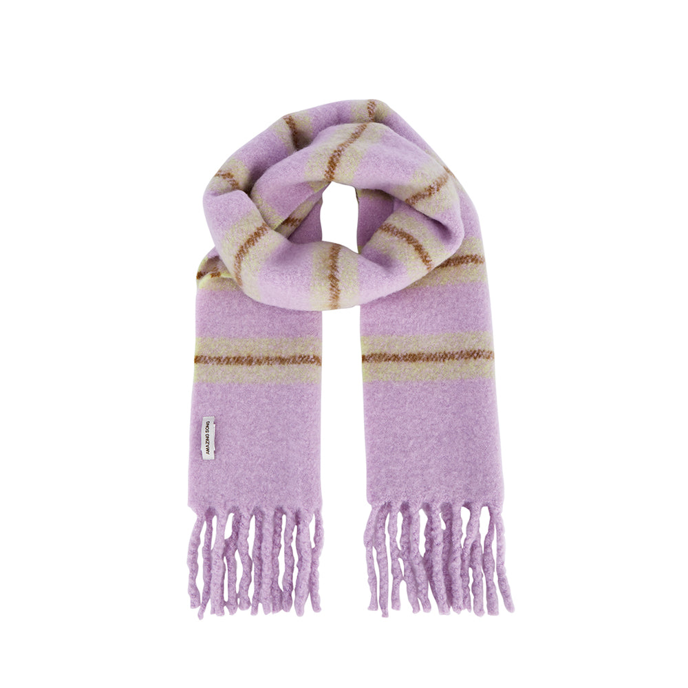 Woolen Candy Stripe Scarf