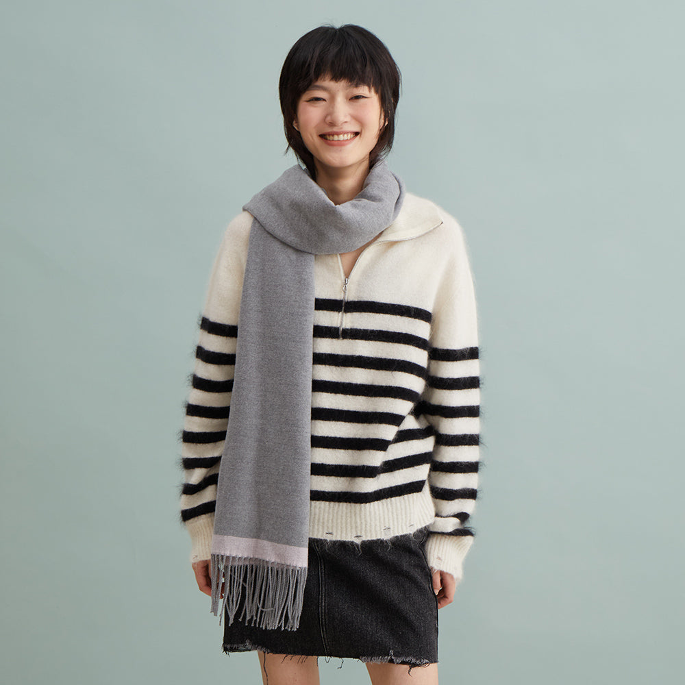 Thin Wool Scarf
