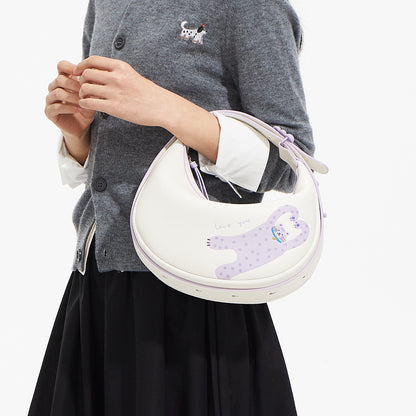 Co-Branded Half Moon Bag