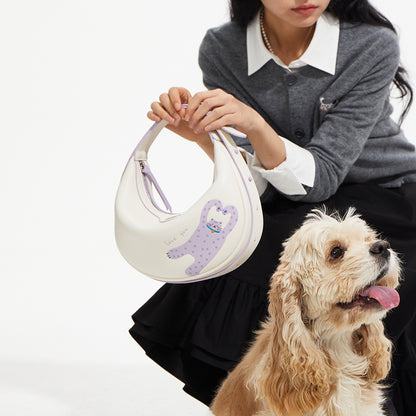 Co-Branded Half Moon Bag