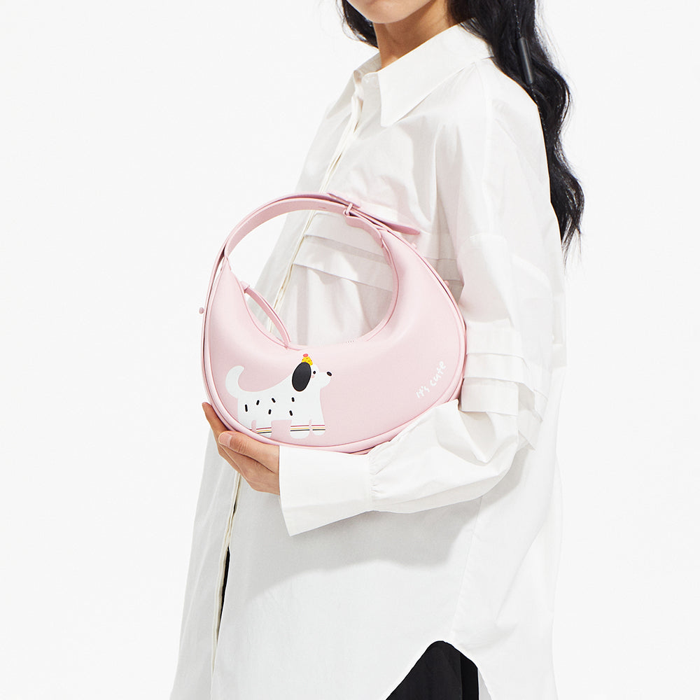 Co-Branded Half Moon Bag